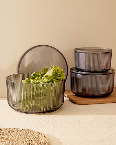 Набор контейнеров для хранения Macario из 3 шт., 4 л. - пластик