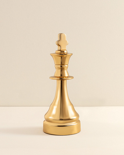 Статуэтка La Reine 21x21x9 см. - золотистая