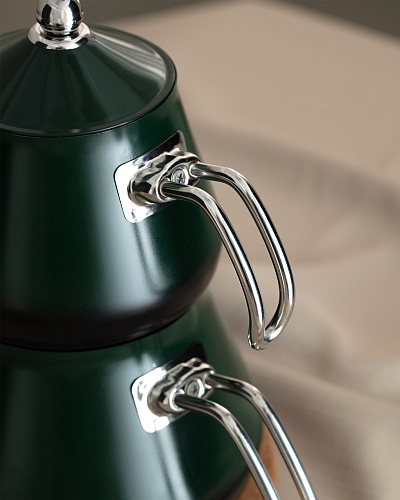 Турецкий двойной чайник Clarus 1000-2000 мл, - алюминий