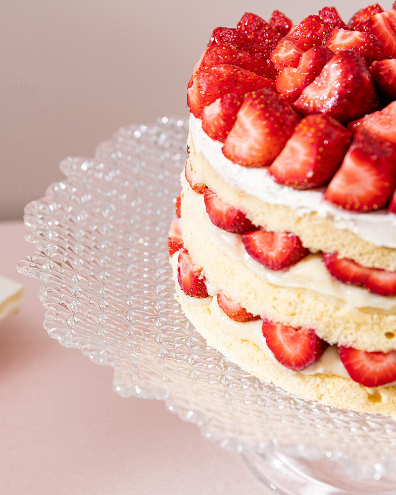 Стеклянная подставка для торта Charmes 33 см