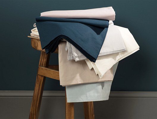 Простыня на резинке двуспальная Eloise ранфорс 160x200 см, - хлопок