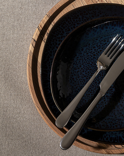 Столовый сервиз Charlotte из 24 шт. - темно-синий