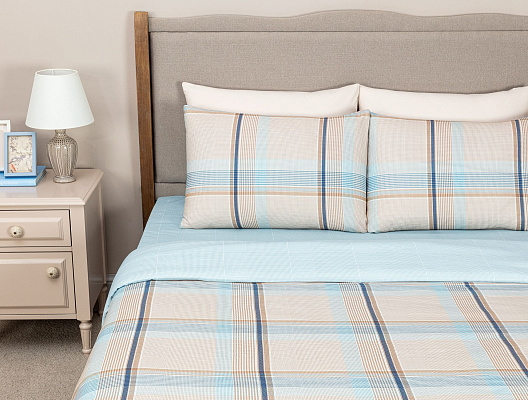 Комплект постельного белья двуспальный Chaney с пододеяльником и 2 наволочками 200x220 см