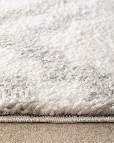 Ковер Larmes 200x300 см. - белый / серый