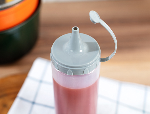 Бутылка для соуса Vernon 400 мл. - светло-серая