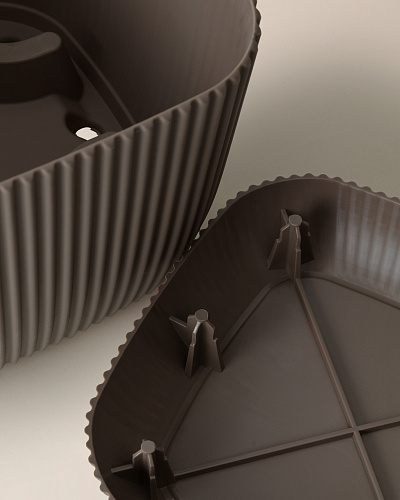 Горшок для цветов Abella 4000 мл. - коричневый