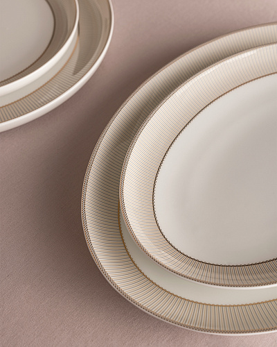 Столовый сервиз Adela из 56 предметов, - фарфор