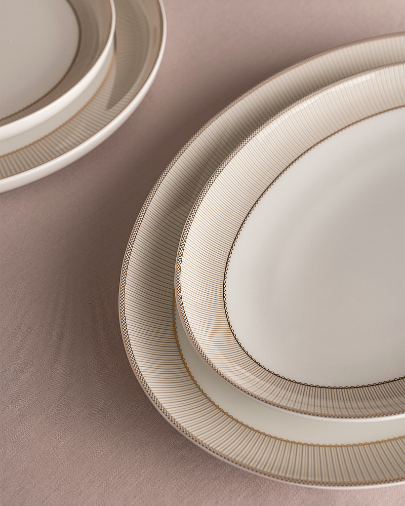 Столовый сервиз Adela из 56 предметов, - фарфор