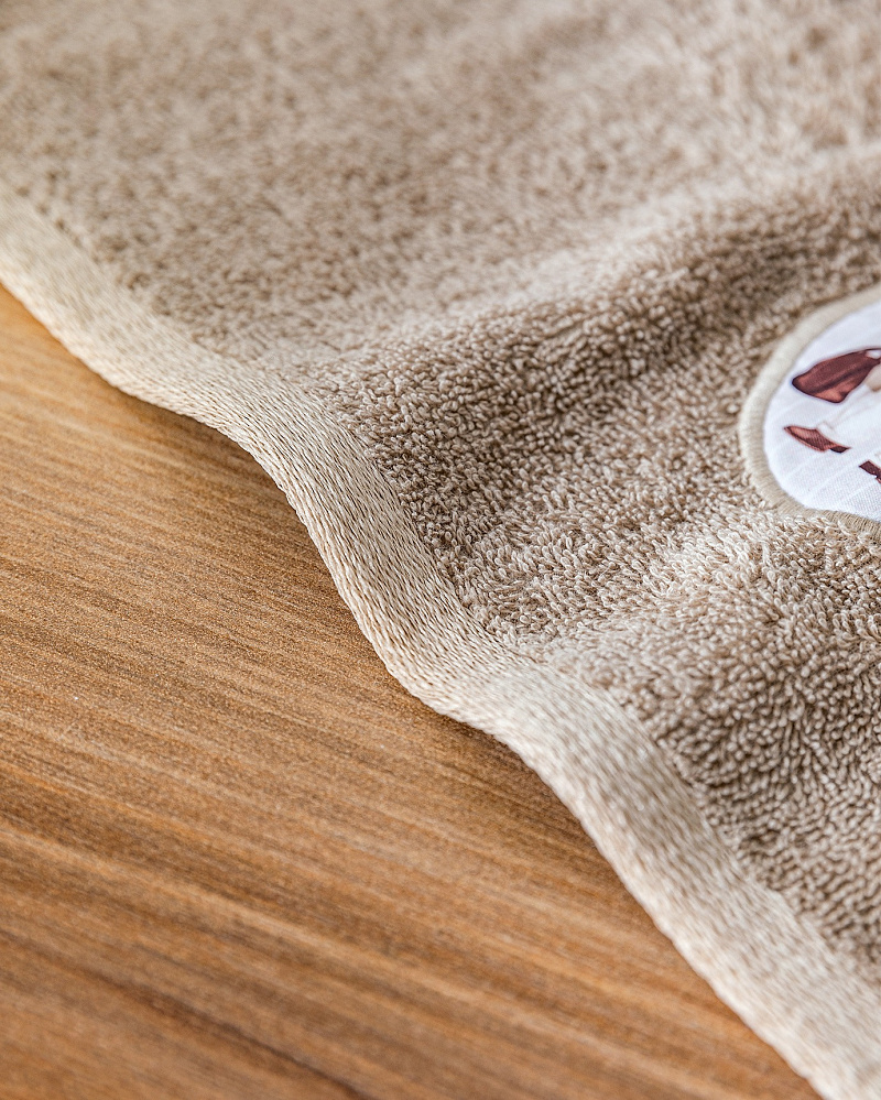 Полотенце для лица Jasmin 50x70 см. - бежевое