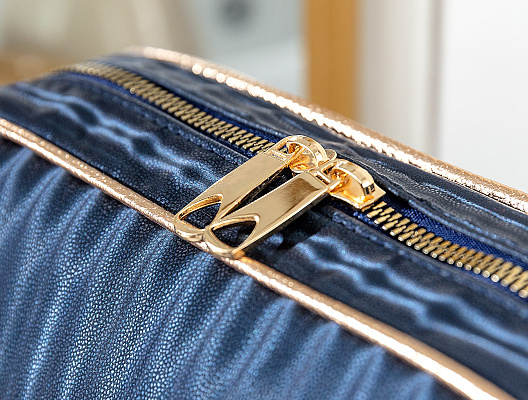 Косметичка Charlise 24x10x12 см. - темно-синяя