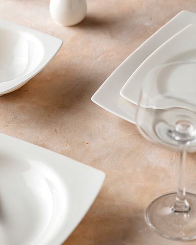 Столовый сервиз Nova из 24 предметов, фарфор