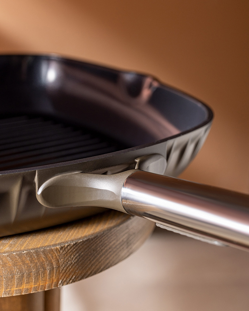 Сковорода Freya Grill 16 см, - алюминий