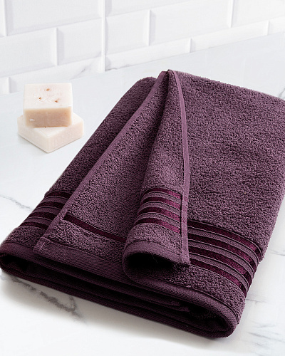 Банное полотенце Maynor 70x140см - сливовое