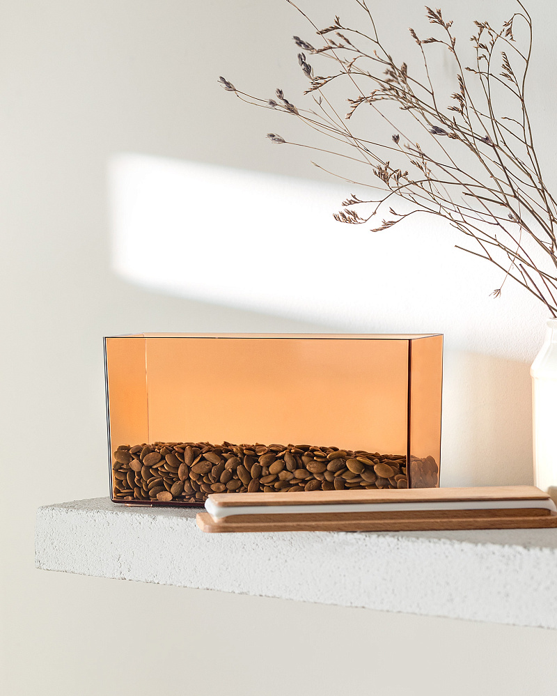 Контейнер Lucille 2000 мл. - янтарный