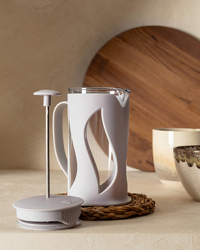 Френч-пресс Berthe 500 мл. - светло-серый