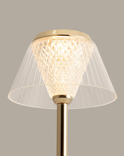 Настольная лампа Andre Touch 15x15x30,5 см, алюминий