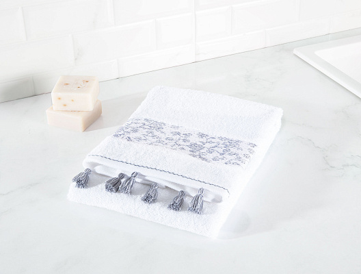 Полотенце для лица Fayette 50x80 см - белый