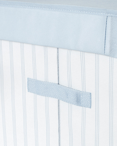 Контейнер для хранения белья Nuage 58,5x38x40 см. - белый / голубой