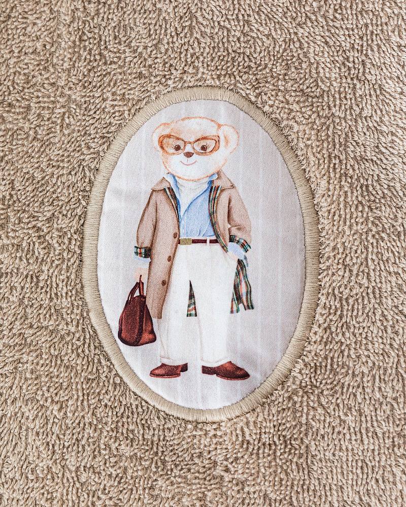 Полотенце для лица Jasmin 50x70 см. - бежевое