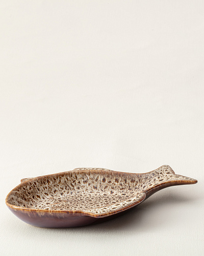 Декоративная подставка Henriette 22,5x14,5x3 см. - коричневая