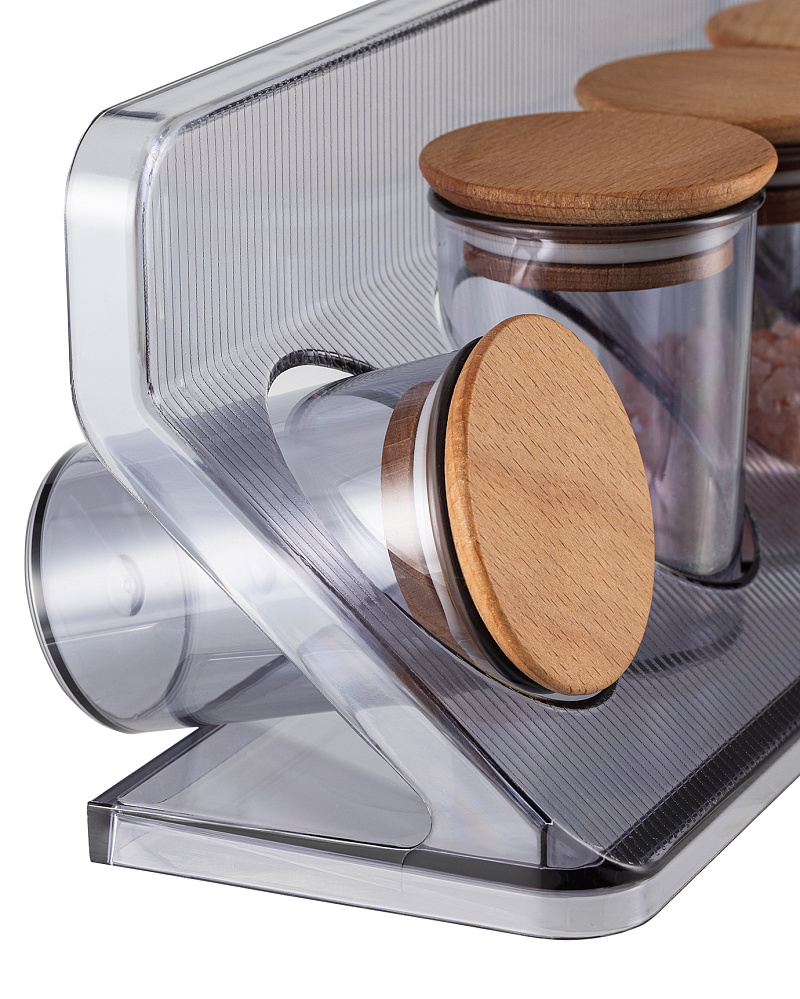 Набор емкостей для хранения специй Salvi 27x9x12 см. - пластик