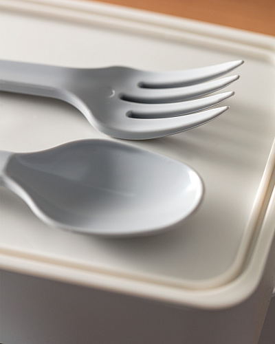 Ланч-бокс Bonnie 1000 мл. - светло-серый