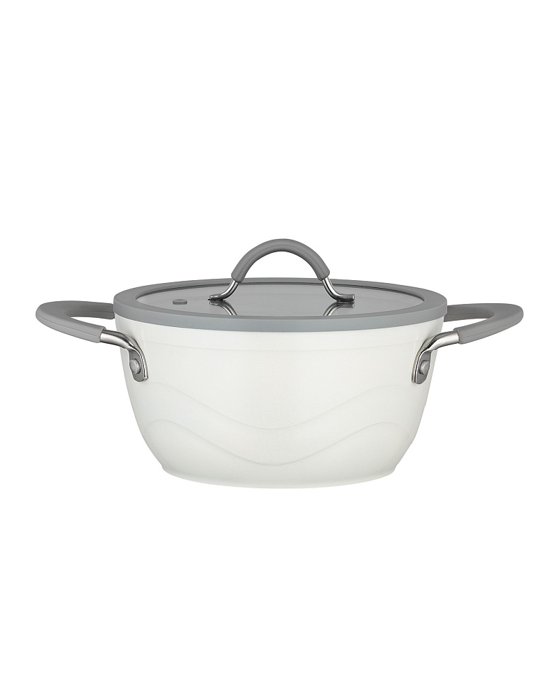 Кастрюля Albus с крышкой 2,9 л., - алюминий