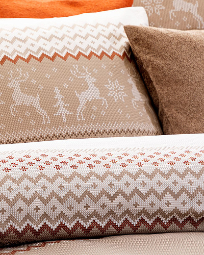 Комплект постельного белья евро Manchot King You Printed Ranforce 180x200 см, хлопок