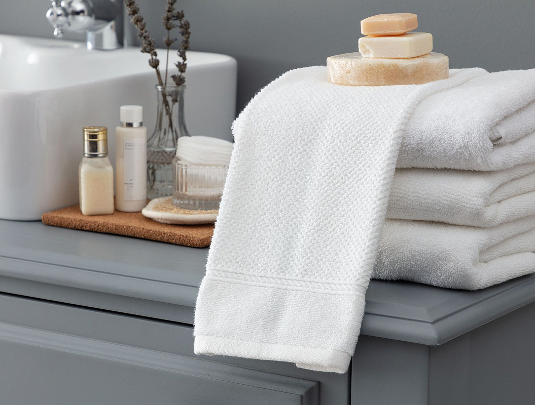 Полотенце для лица Riz 50x90 см - белое