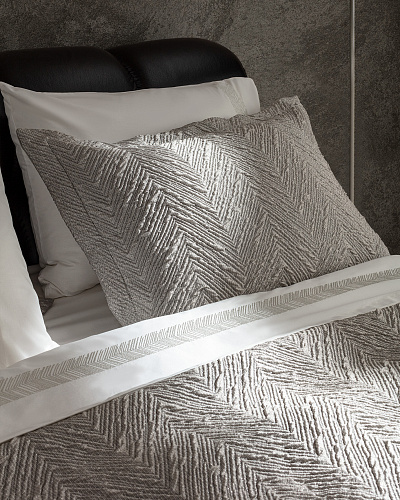 Подарочный комплект постельного белья евро Charente 260x280 см с одеялом, пледом и покрывалом, хлопок