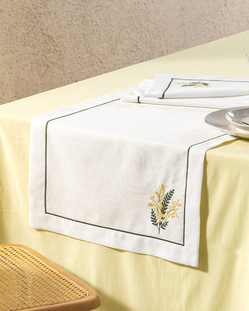 Скатерть-дорожка Barre 45x145 см, полиэстер