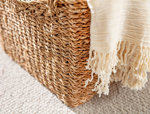 Плетеная корзина с ручками Colombe 35x35x30 см