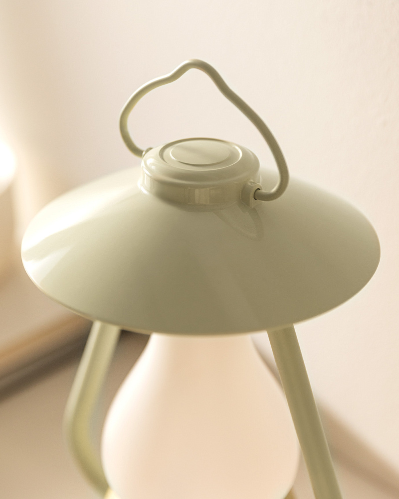 Абажур Nela Touch 19,8x7,9 см. - светло-салатовый