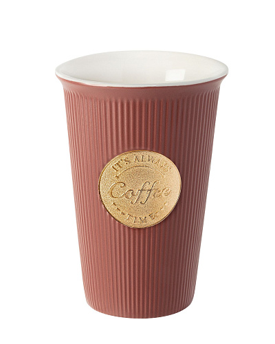 Кружка Grand - терракотовая. Размер:9*9*12,5см.