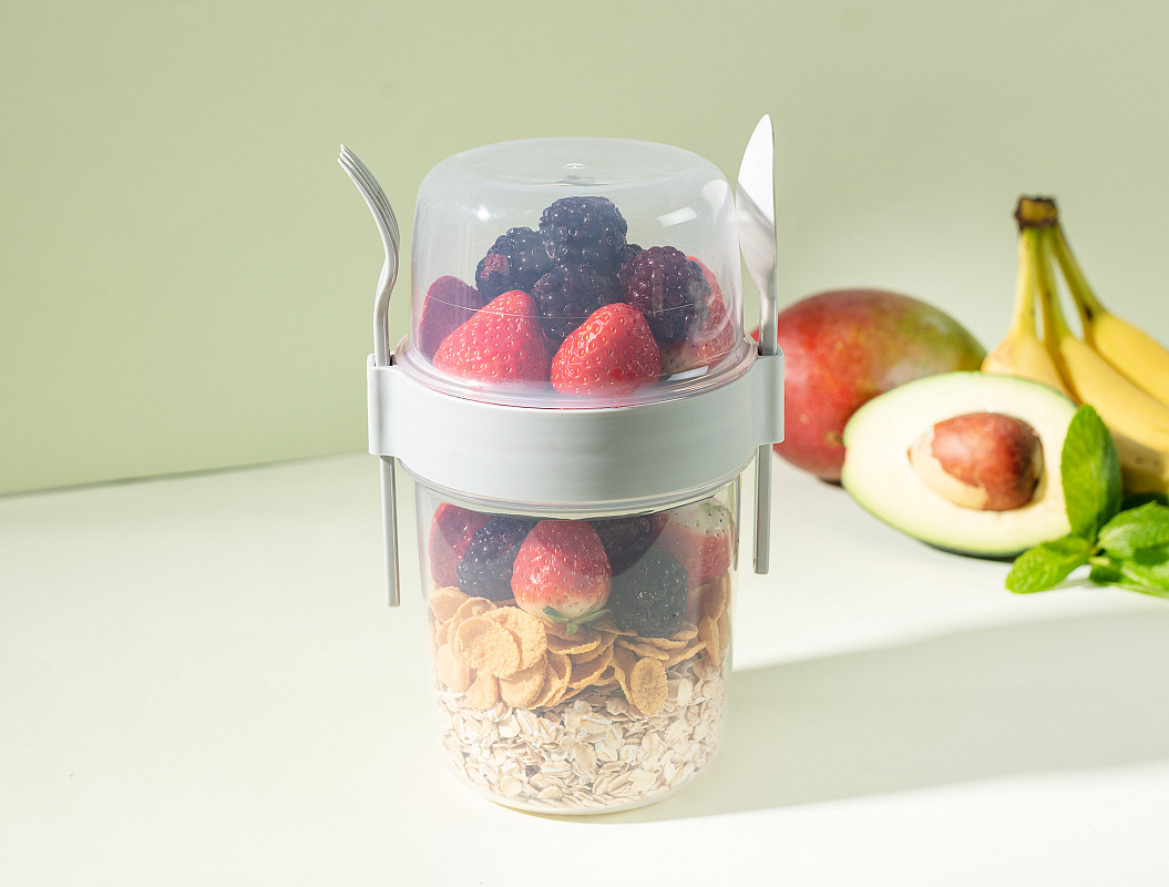 Контейнер Arles 9x9x18 см. - светло-зеленый