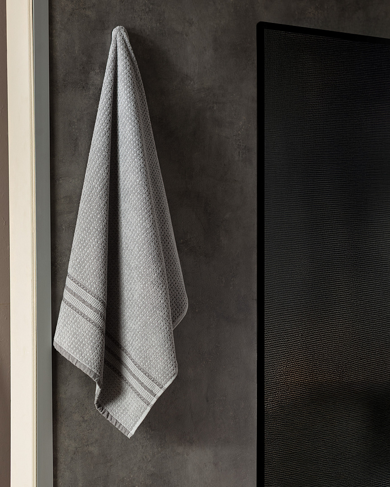 Банное полотенце Alissa 70x140 см. - серое