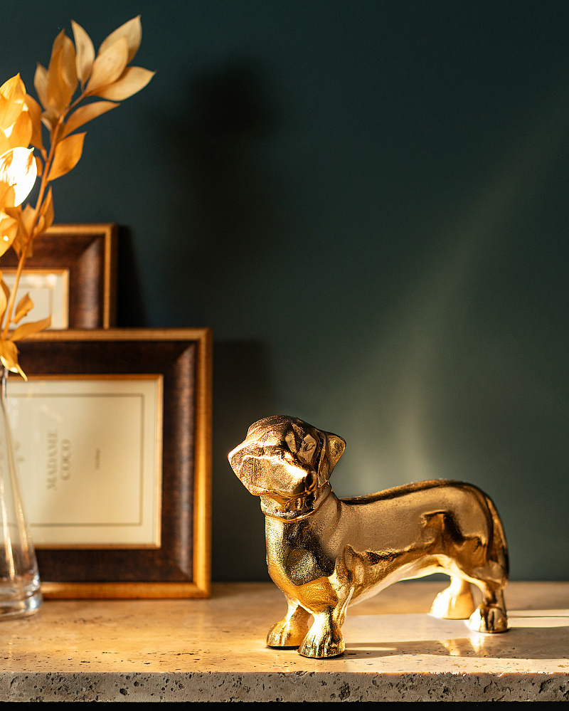 Статуэтка Genevre 20x15x6 см. - золотистая