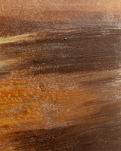 Картина Giselle 60x60 см. - коричневая / оранжевая