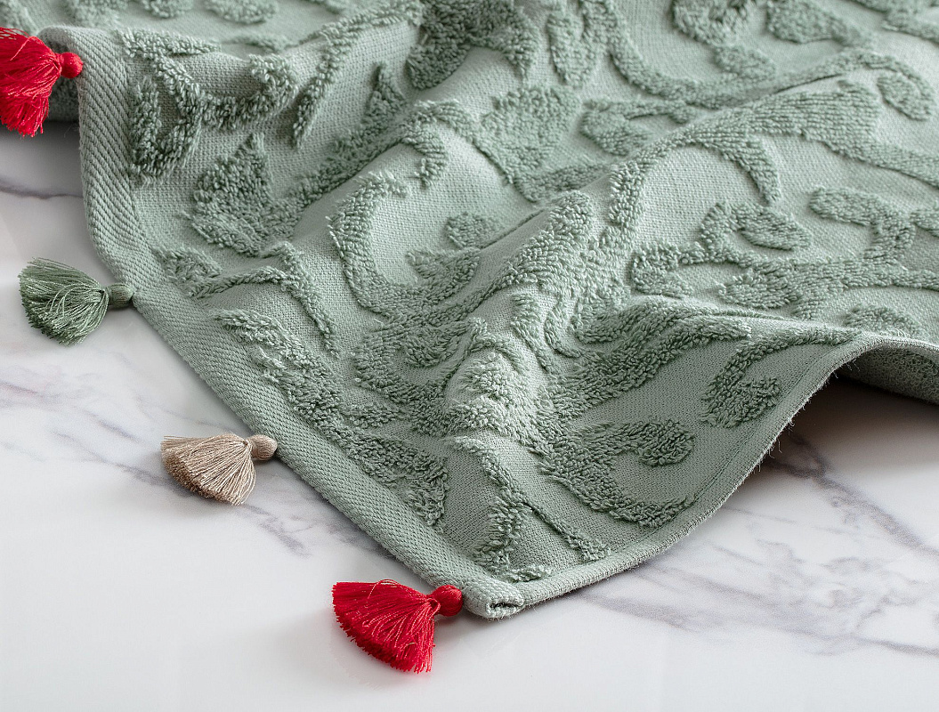 Полотенце для лица Giverny 50x70см - зеленое