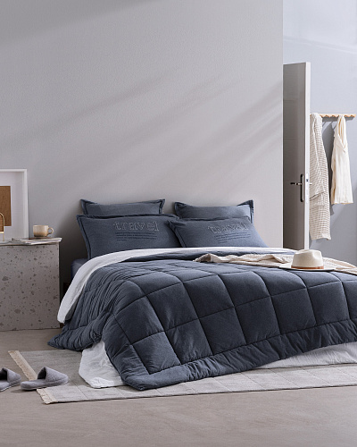 Комплект постельного белья двуспальный Bobigny с одеялом 160x200+37 см, - полиэстер, хлопок