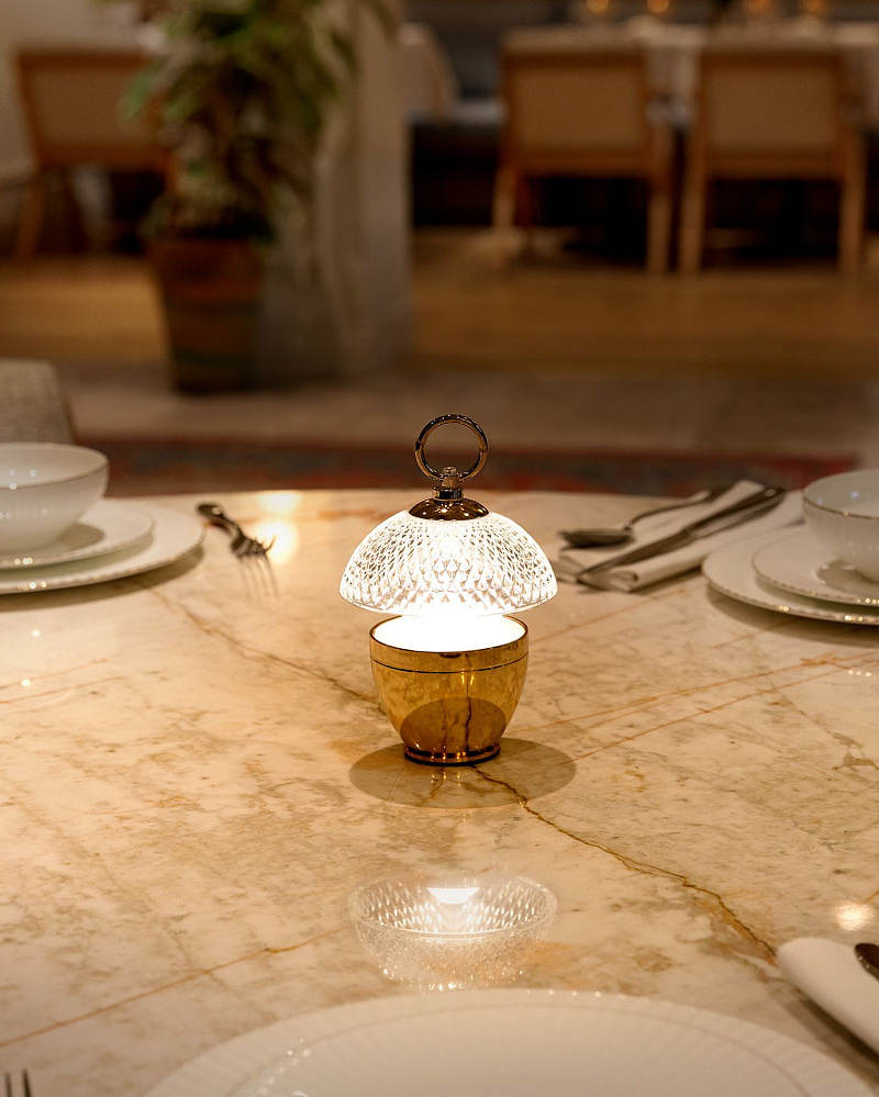 Светильник Bern 11x11x17 см - золотой