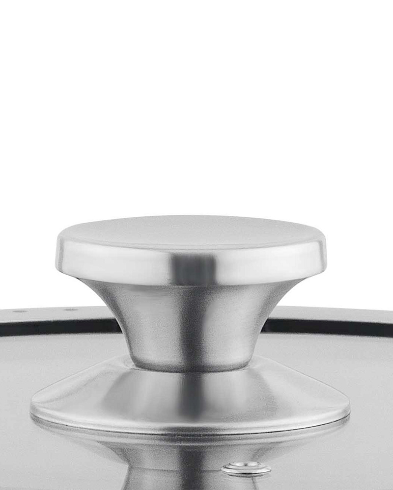 Кастрюля Raye с крышкой 18x11,5 см. - нержавеющая сталь