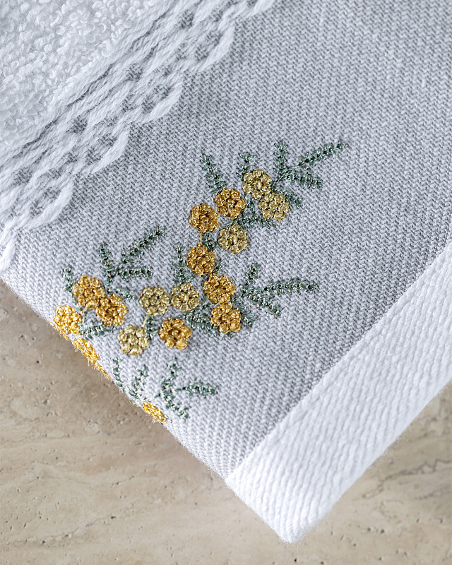 Набор полотенце для рук Pansy из 2 шт., 30x45 см. - белый