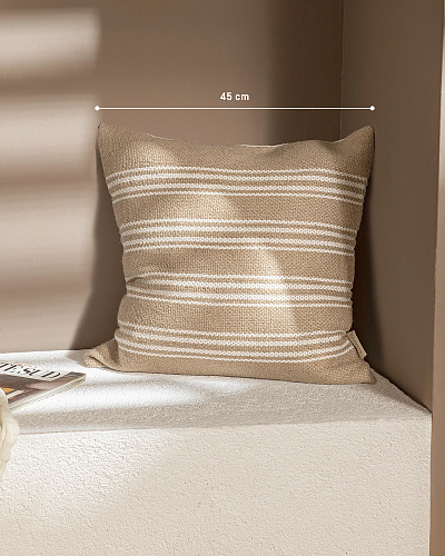 Декоративная наволочка Eze 45x45 см. - кремовая