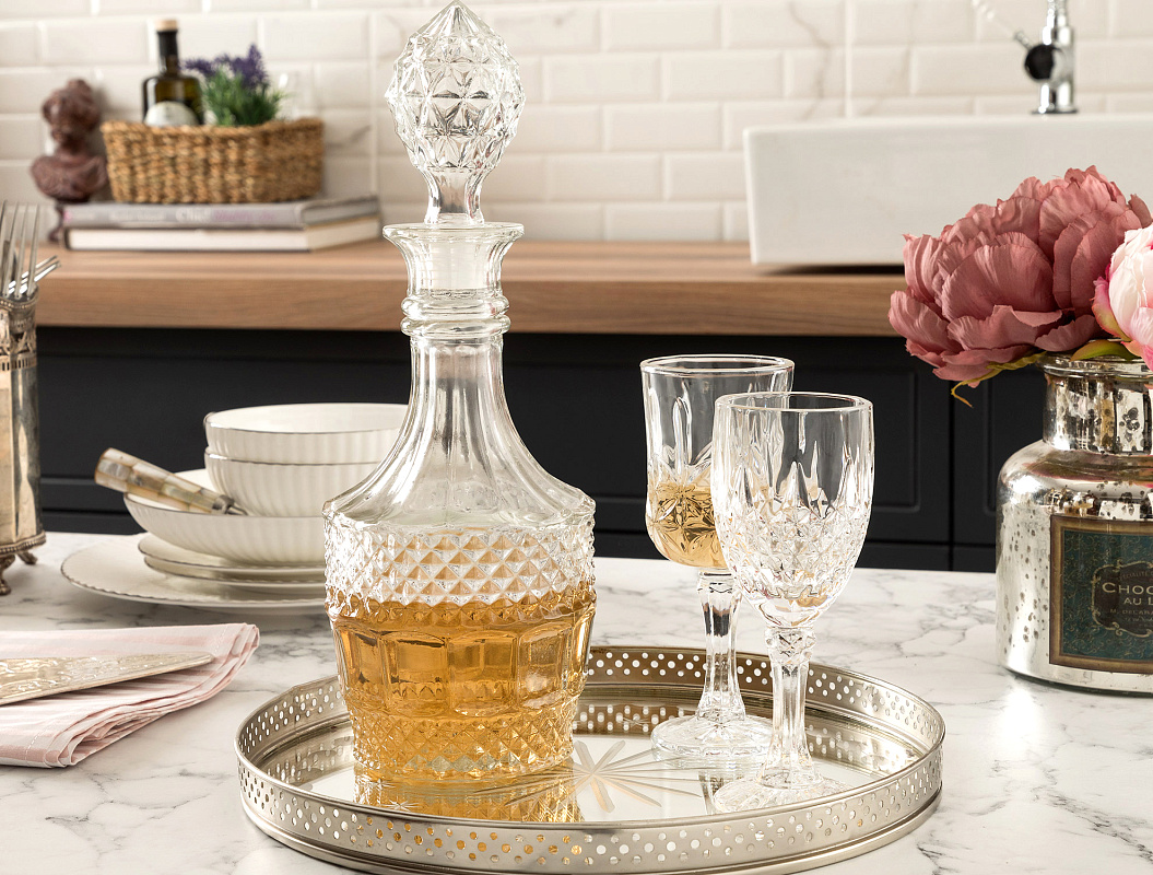 Графин Olivie 825 мл. - прозрачный