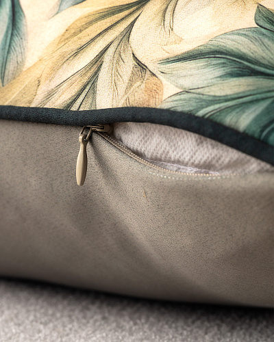 Декоративная наволочка Florent 30x50 см. - зеленая