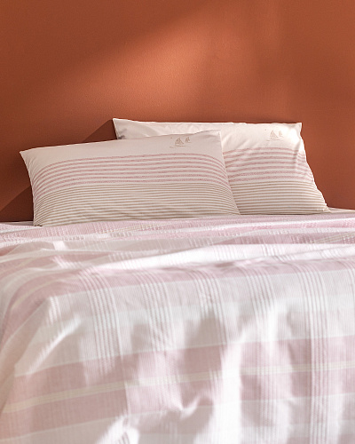 Комплект постельного белья полутораспальный Henri с вафельным покрывалом 160x240 см, - хлопок, лиоцелл