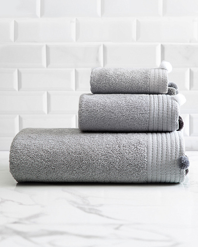 Банное полотенце Valerie 70x140 см. - светло-серое