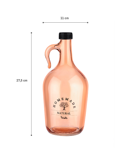 Бутылка для воды Maud Gallon 1500 мл - янтарная