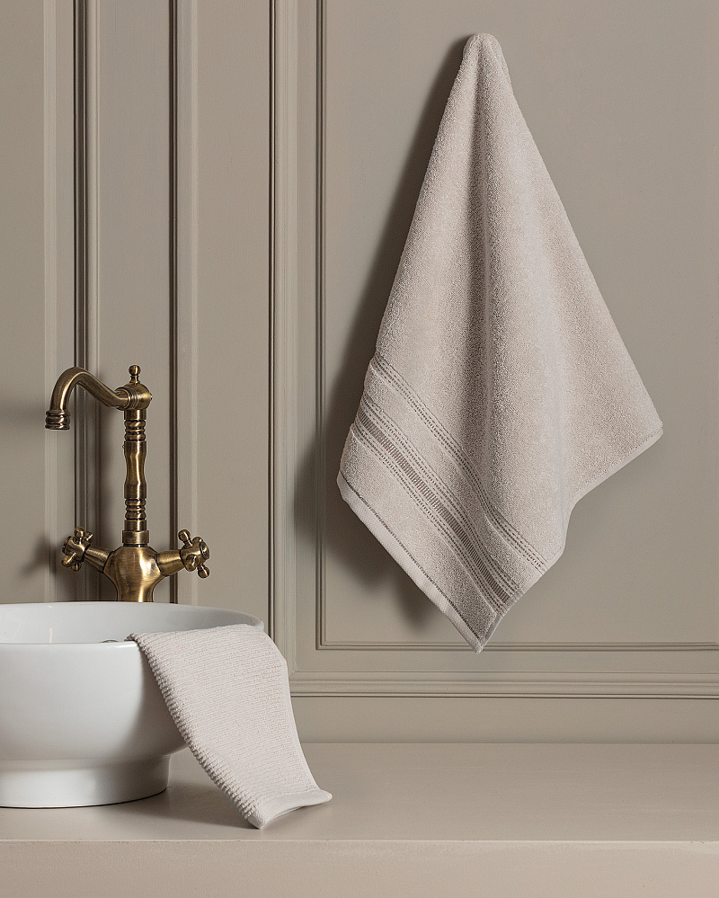 Полотенце для лица Joetta Luxury Collection 50x80 см. - бежевое